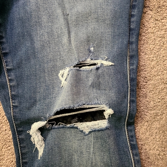 Torrid Deconstructed Jegging with Lace Underlay - Picture 5 of 5